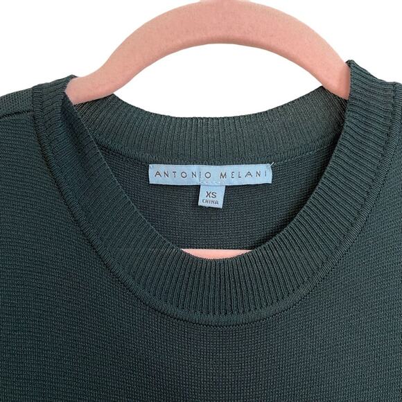 Antonio Melani Forest Green Sleeveless Midi Dress - Picture 3 of 8